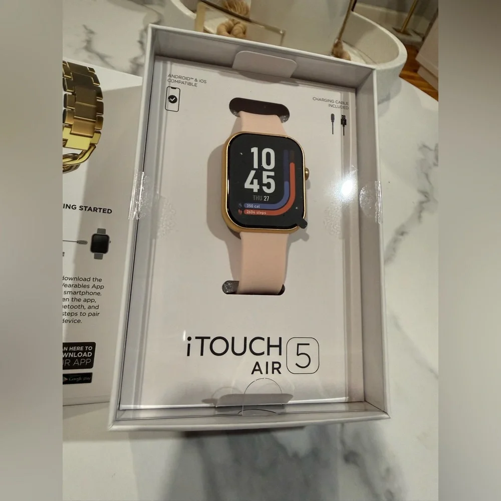 Smartwatch - Elegant Pink and Gold
